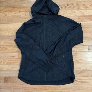 Athleta Charcoal Patterned Jacket